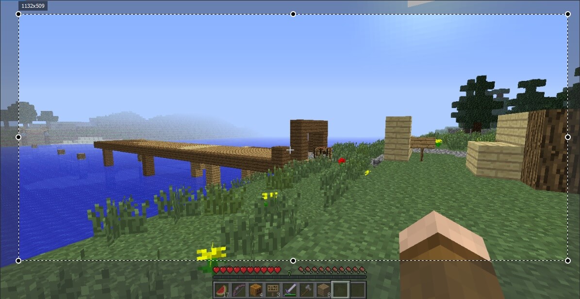 как сделать скриншот в майнкрафте